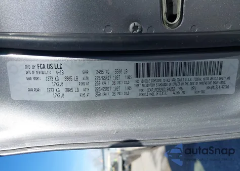 2019 Jeep Cherokee Latitude z USA, uszkodzony, nr VIN 1C4PJMCB2KD194252